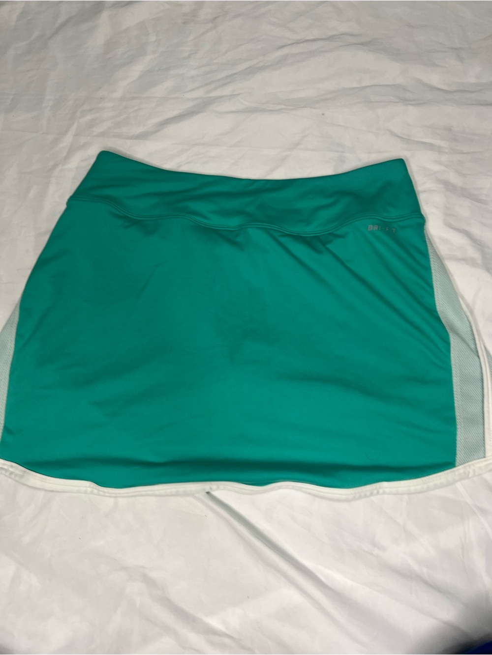 Nike Dri-FIT Teal Green White Athletic Tennis Golf Skort Skirt Size Small